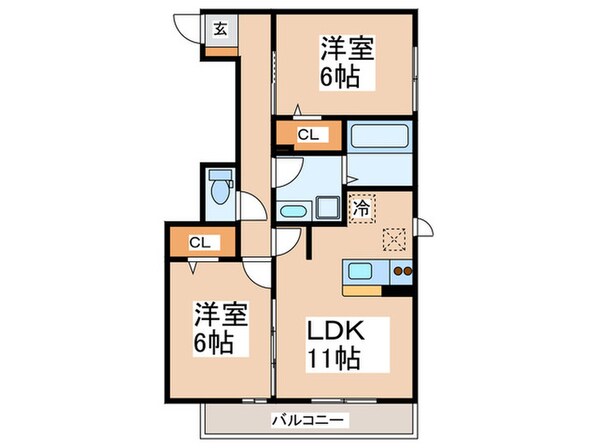 グランラヴィーヌの物件間取画像